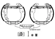 Bremsbackensatz HELLA 8DB 355 022-951