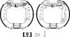 Bremsbackensatz Hinterachse HELLA 8DB 355 022-451 Bild Bremsbackensatz Hinterachse HELLA 8DB 355 022-451