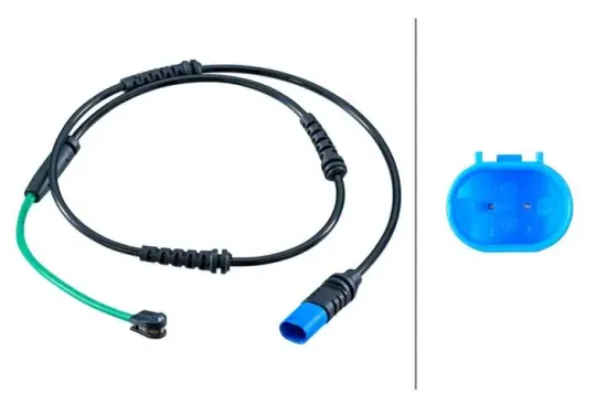 Warnkontakt, Bremsbelagverschleiß Hinterachse HELLA 8DK 355 253-841 Bild Warnkontakt, Bremsbelagverschleiß Hinterachse HELLA 8DK 355 253-841