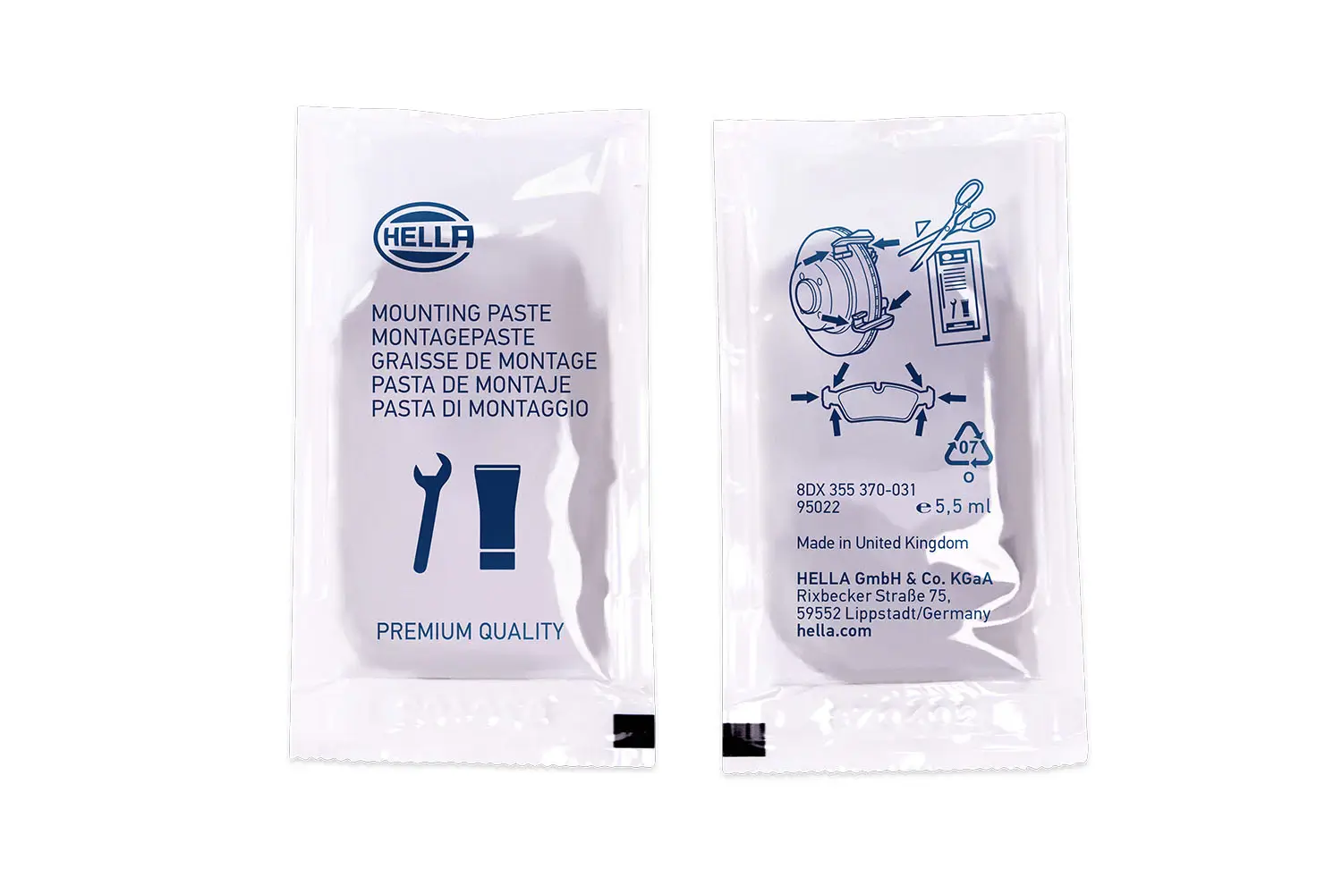 Montagepaste HELLA 8DX 355 370-031
