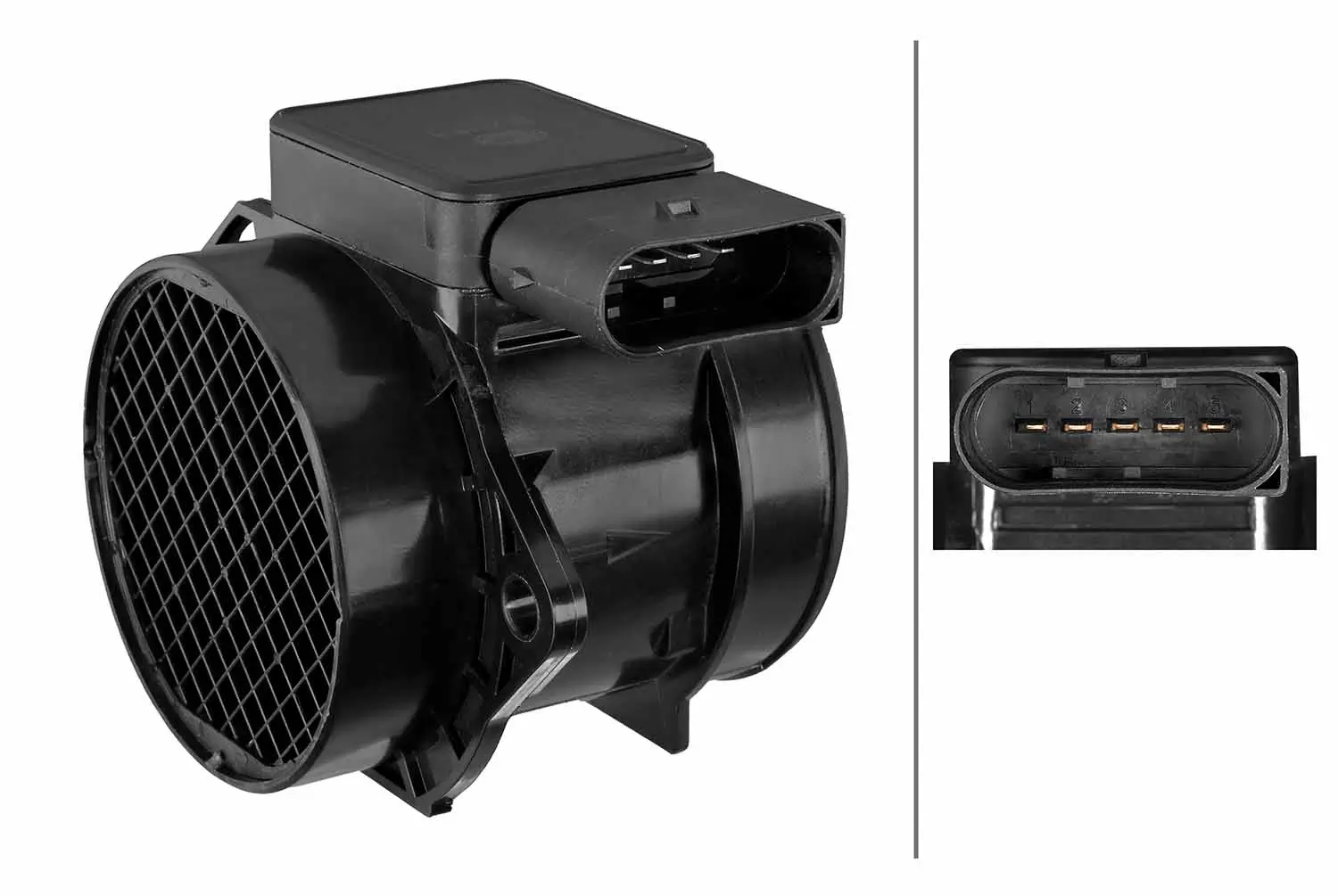 Luftmassenmesser 12 V HELLA 8ET 358 348-041