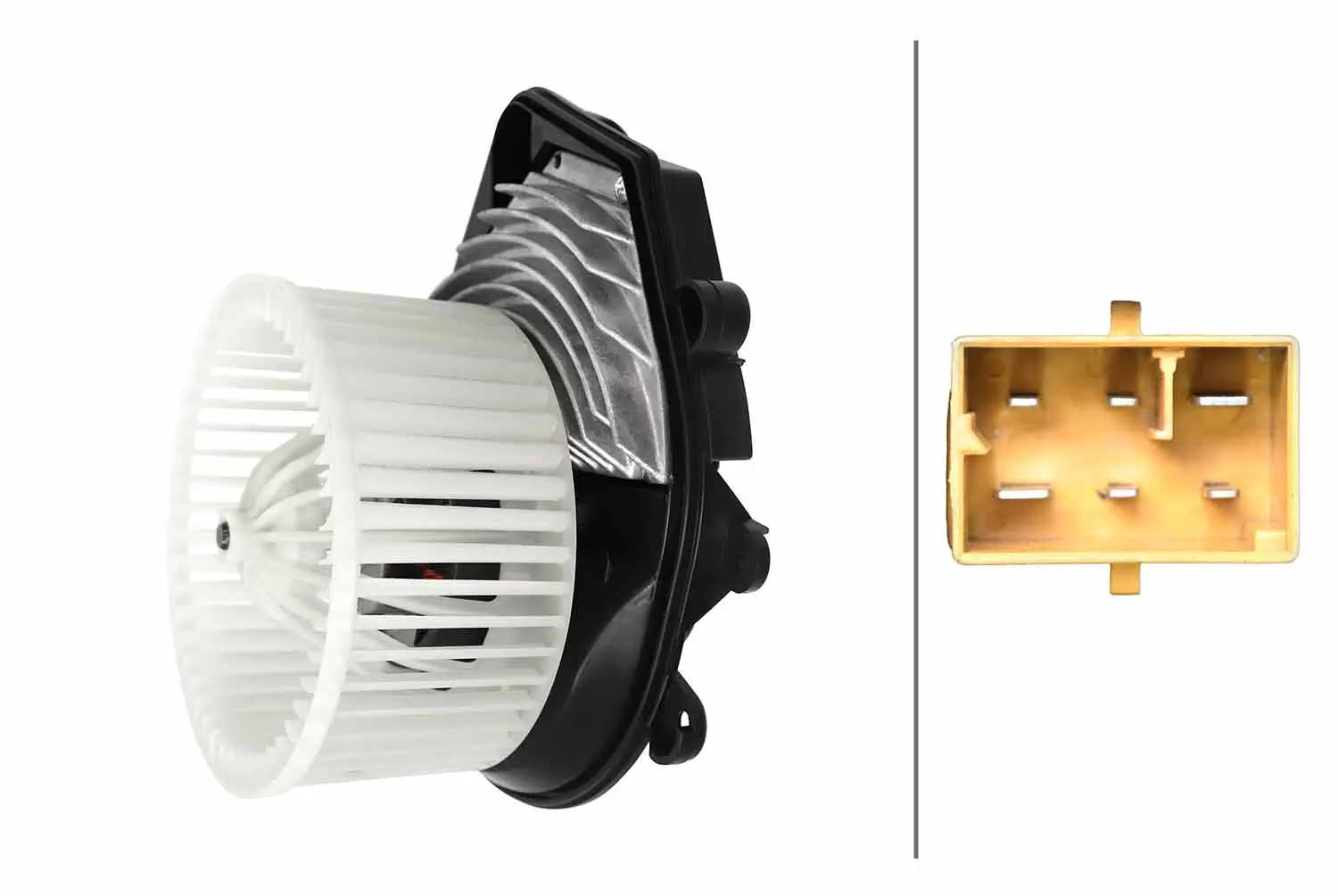 Innenraumgebläse 12 V HELLA 8EW 366 400-081