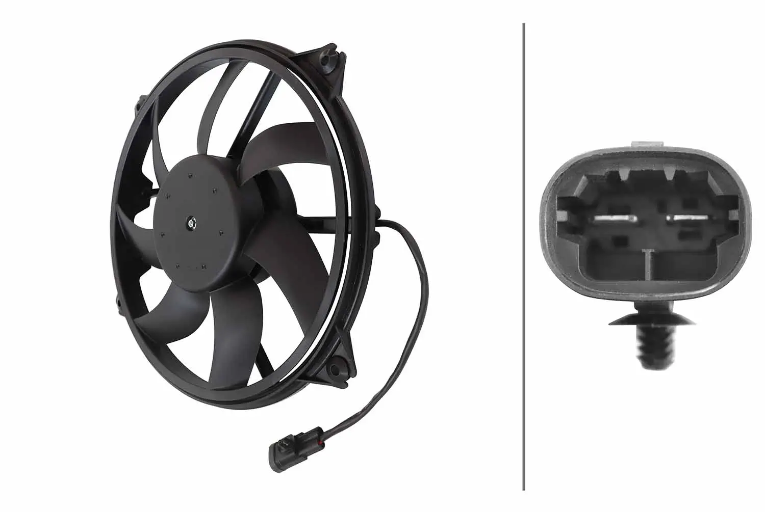 Lüfter, Motorkühlung 12 V HELLA 8EW 366 420-051