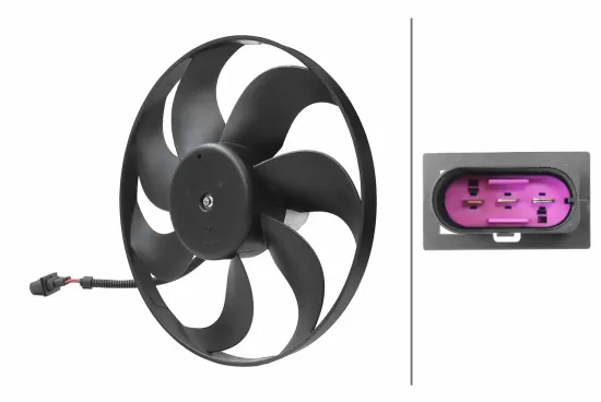 Lüfter, Motorkühlung 12 V HELLA 8EW 366 420-081 Bild Lüfter, Motorkühlung 12 V HELLA 8EW 366 420-081