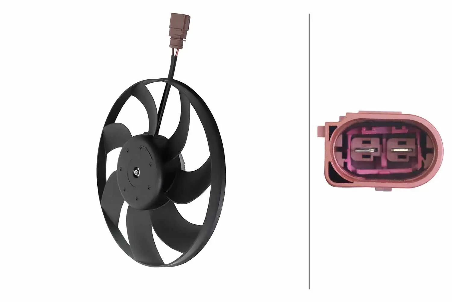 Lüfter, Motorkühlung 12 V HELLA 8EW 366 420-111
