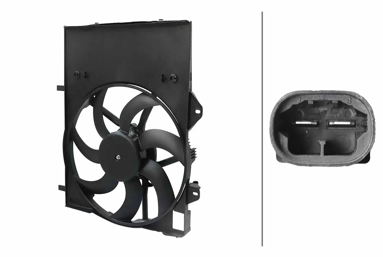 Lüfter, Motorkühlung 12 V HELLA 8EW 366 420-211