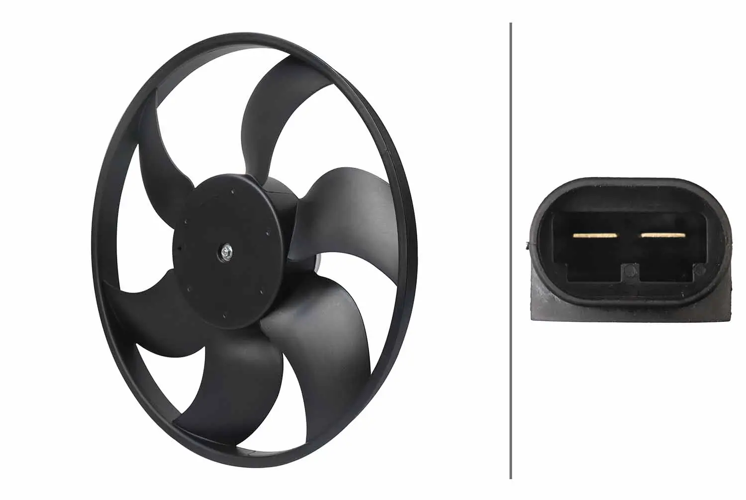 Lüfter, Motorkühlung 12 V HELLA 8EW 366 420-241