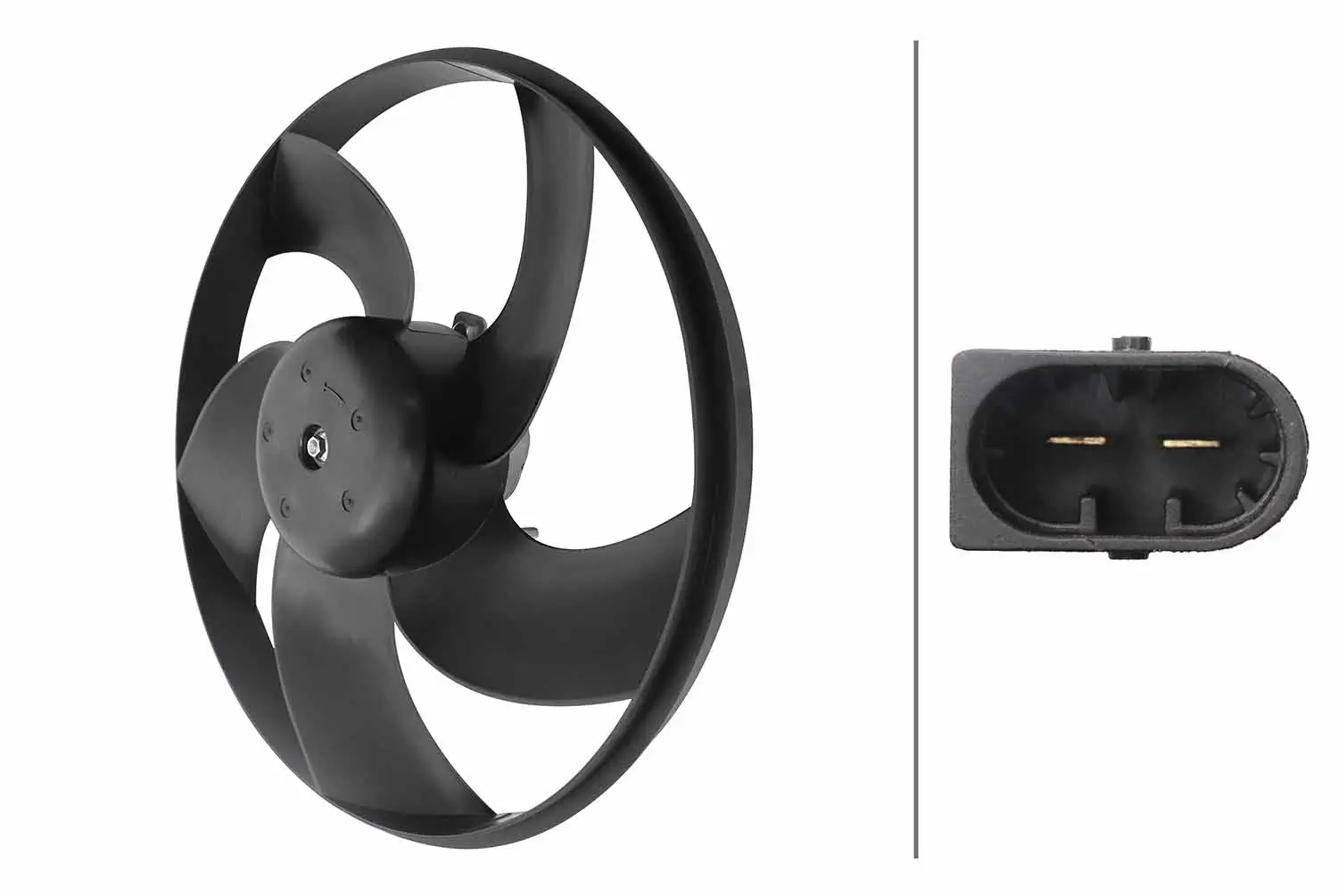 Lüfter, Motorkühlung 12 V HELLA 8EW 366 420-251