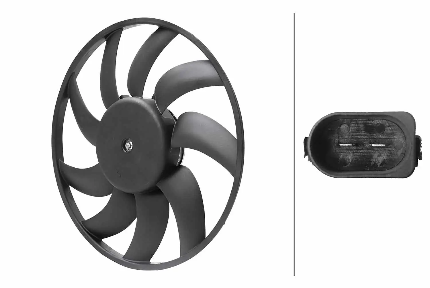 Lüfter, Motorkühlung 12 V HELLA 8EW 366 420-261