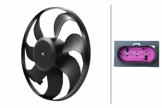 Lüfter, Motorkühlung 12 V HELLA 8EW 366 420-281 Bild Lüfter, Motorkühlung 12 V HELLA 8EW 366 420-281