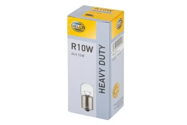 Glühlampe, Kennzeichenleuchte 24 V 10 W R10W HELLA 8GA 002 071-251
