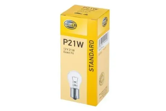 Glühlampe, Blinkleuchte 12 V 21 W P21W HELLA 8GA 002 073-281 Bild Glühlampe, Blinkleuchte 12 V 21 W P21W HELLA 8GA 002 073-281