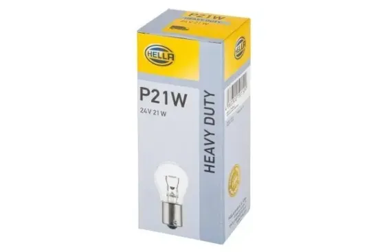 Glühlampe, Blinkleuchte 24 V 21 W P21W HELLA 8GA 002 073-241 Bild Glühlampe, Blinkleuchte 24 V 21 W P21W HELLA 8GA 002 073-241
