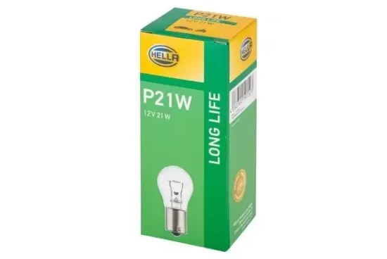 Glühlampe, Blinkleuchte 12 V 21 W P21W HELLA 8GA 002 073-271 Bild Glühlampe, Blinkleuchte 12 V 21 W P21W HELLA 8GA 002 073-271