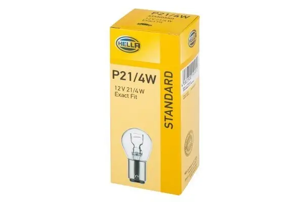 Glühlampe, Brems-/Schlusslicht 12 V 21/4 W P21/4W HELLA 8GD 004 772-121