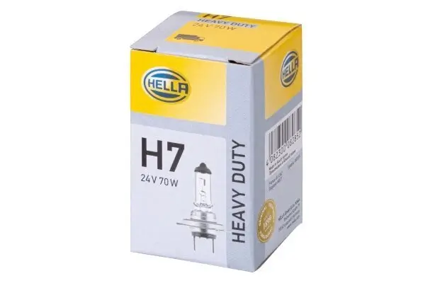 Glühlampe, Fernscheinwerfer 24 V 70 W H7 HELLA 8GH 007 157-241