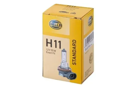 Glühlampe, Fernscheinwerfer 12 V 55 W H11 HELLA 8GH 008 358-121 Bild Glühlampe, Fernscheinwerfer 12 V 55 W H11 HELLA 8GH 008 358-121