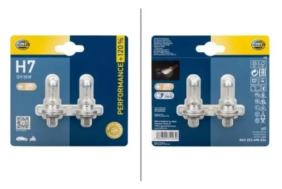 Glühlampe, Fernscheinwerfer 12 V 55 W H7 HELLA 8GH 223 498-034 Bild Glühlampe, Fernscheinwerfer 12 V 55 W H7 HELLA 8GH 223 498-034