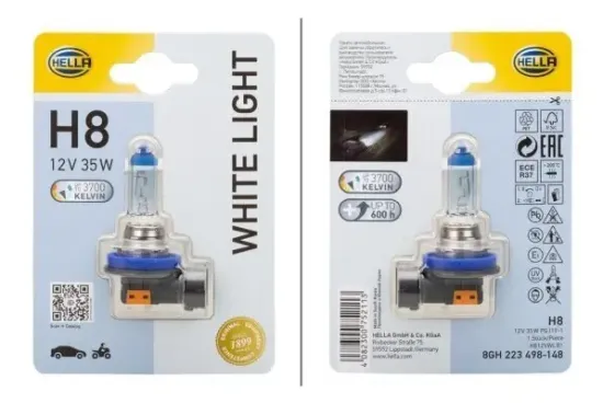 Glühlampe, Fernscheinwerfer 12 V 35 W H8 HELLA 8GH 223 498-148 Bild Glühlampe, Fernscheinwerfer 12 V 35 W H8 HELLA 8GH 223 498-148