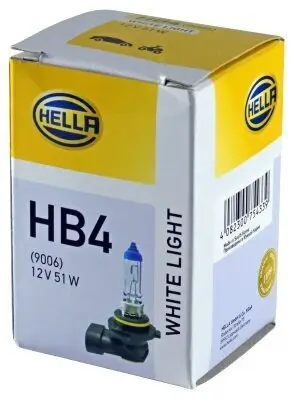 Glühlampe, Fernscheinwerfer 12 V 51 W HB4 HELLA 8GH 223 498-171 Bild Glühlampe, Fernscheinwerfer 12 V 51 W HB4 HELLA 8GH 223 498-171