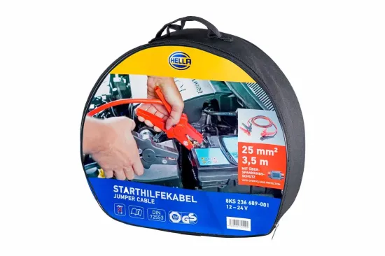Starthilfekabel 12 V 24 V HELLA 8KS 236 689-001 Bild Starthilfekabel 12 V 24 V HELLA 8KS 236 689-001
