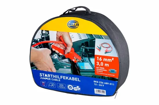 Starthilfekabel 12 V 24 V HELLA 8KS 236 689-011 Bild Starthilfekabel 12 V 24 V HELLA 8KS 236 689-011