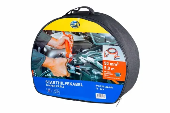 Starthilfekabel 12 V 24 V HELLA 8KS 236 694-001 Bild Starthilfekabel 12 V 24 V HELLA 8KS 236 694-001