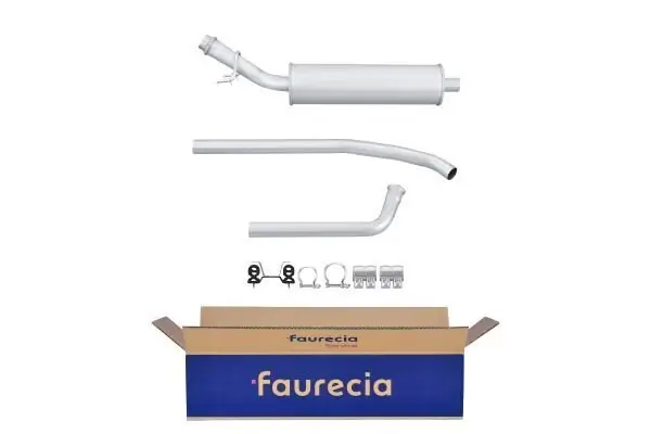 Vorschalldämpfer vorne HELLA 8LB 366 021-341