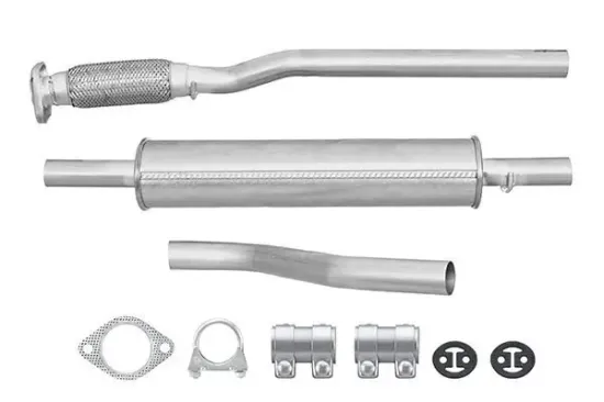 Mittelschalldämpfer mitte HELLA 8LC 366 023-791 Bild Mittelschalldämpfer mitte HELLA 8LC 366 023-791