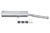 Endschalldämpfer hinten HELLA 8LD 366 027-431 Bild Endschalldämpfer hinten HELLA 8LD 366 027-431