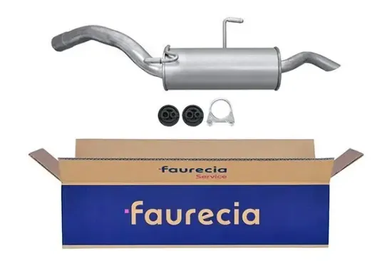 Endschalldämpfer hinten HELLA 8LD 366 027-601 Bild Endschalldämpfer hinten HELLA 8LD 366 027-601