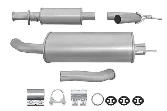Endschalldämpfer hinten HELLA 8LD 366 027-631 Bild Endschalldämpfer hinten HELLA 8LD 366 027-631