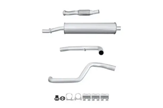 Endschalldämpfer hinten HELLA 8LD 366 028-011 Bild Endschalldämpfer hinten HELLA 8LD 366 028-011