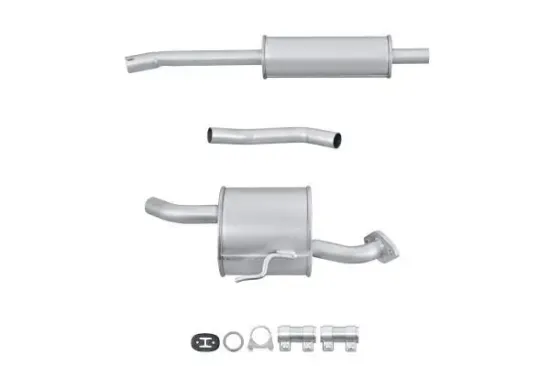 Endschalldämpfer hinten HELLA 8LD 366 028-421 Bild Endschalldämpfer hinten HELLA 8LD 366 028-421