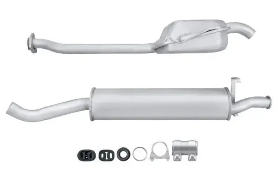 Endschalldämpfer hinten HELLA 8LD 366 028-801 Bild Endschalldämpfer hinten HELLA 8LD 366 028-801