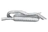 Endschalldämpfer hinten HELLA 8LD 366 028-931 Bild Endschalldämpfer hinten HELLA 8LD 366 028-931