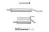 Endschalldämpfer hinten HELLA 8LD 366 029-151 Bild Endschalldämpfer hinten HELLA 8LD 366 029-151
