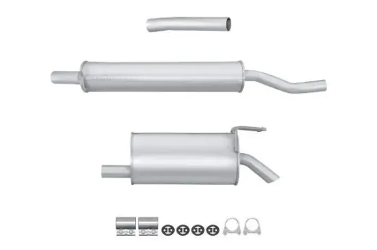 Endschalldämpfer hinten HELLA 8LD 366 029-151 Bild Endschalldämpfer hinten HELLA 8LD 366 029-151
