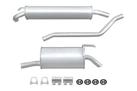 Endschalldämpfer hinten HELLA 8LD 366 029-161 Bild Endschalldämpfer hinten HELLA 8LD 366 029-161