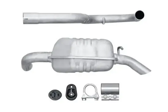 Endschalldämpfer hinten HELLA 8LD 366 030-091 Bild Endschalldämpfer hinten HELLA 8LD 366 030-091