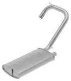 Endschalldämpfer hinten HELLA 8LD 366 030-591