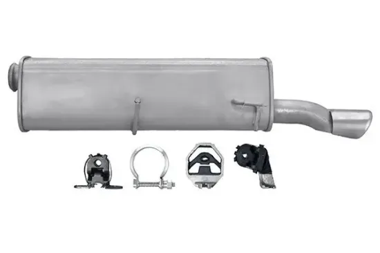 Endschalldämpfer hinten HELLA 8LD 366 032-901 Bild Endschalldämpfer hinten HELLA 8LD 366 032-901