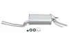 Endschalldämpfer hinten HELLA 8LD 366 033-121 Bild Endschalldämpfer hinten HELLA 8LD 366 033-121