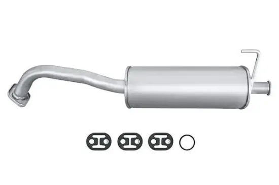 Endschalldämpfer hinten HELLA 8LD 366 033-501 Bild Endschalldämpfer hinten HELLA 8LD 366 033-501
