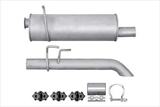 Endschalldämpfer hinten HELLA 8LD 366 034-111 Bild Endschalldämpfer hinten HELLA 8LD 366 034-111