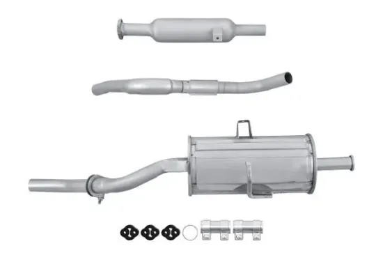 Endschalldämpfer hinten HELLA 8LD 366 035-551 Bild Endschalldämpfer hinten HELLA 8LD 366 035-551