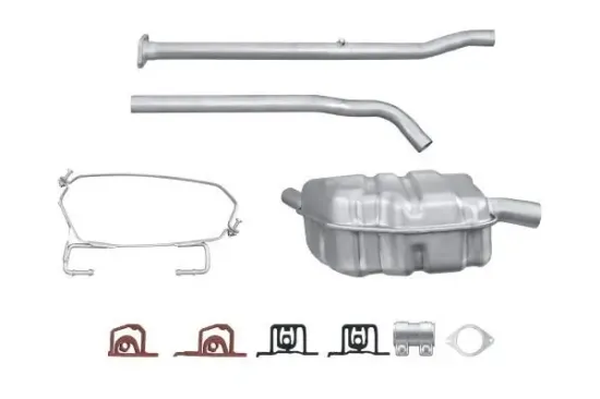 Endschalldämpfer hinten HELLA 8LD 366 035-941 Bild Endschalldämpfer hinten HELLA 8LD 366 035-941