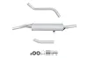 Endschalldämpfer hinten HELLA 8LD 366 036-141 Bild Endschalldämpfer hinten HELLA 8LD 366 036-141