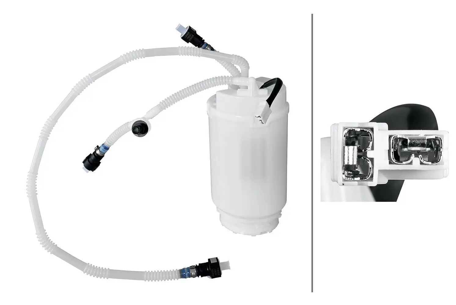 Schlingertopf, Kraftstoffpumpe links rechts HELLA 8TF 358 306-351