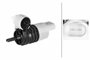 Waschwasserpumpe, Scheibenreinigung 12 V vorne HELLA 8TW 006 848-691